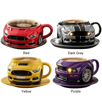 Durable Car Shaped Mug Creative Funny Novelty Drinkware Gifts For Men Handcrafted Coffee Cup For Home Office