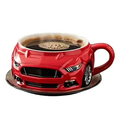 Durable Car Shaped Mug Creative Funny Novelty Drinkware Gifts For Men Handcrafted Coffee Cup For Home Office