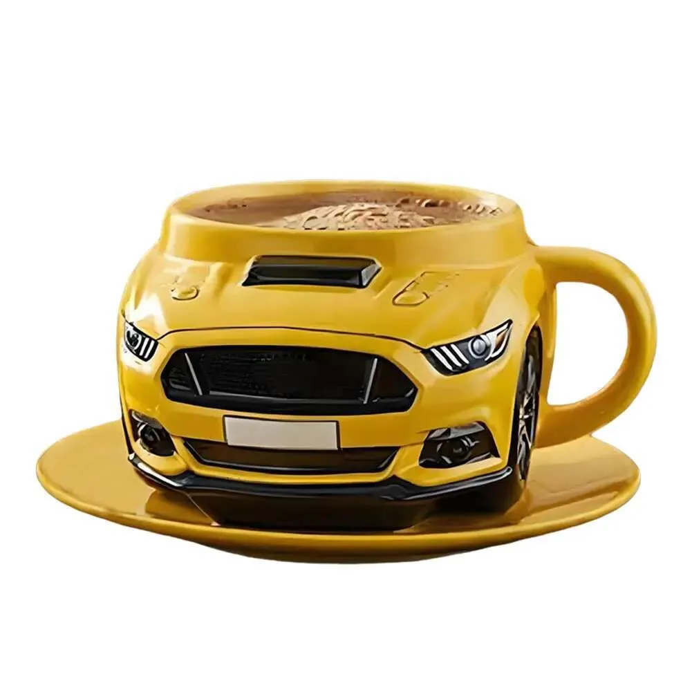 Durable Car Shaped Mug Creative Funny Novelty Drinkware Gifts For Men Handcrafted Coffee Cup For Home Office