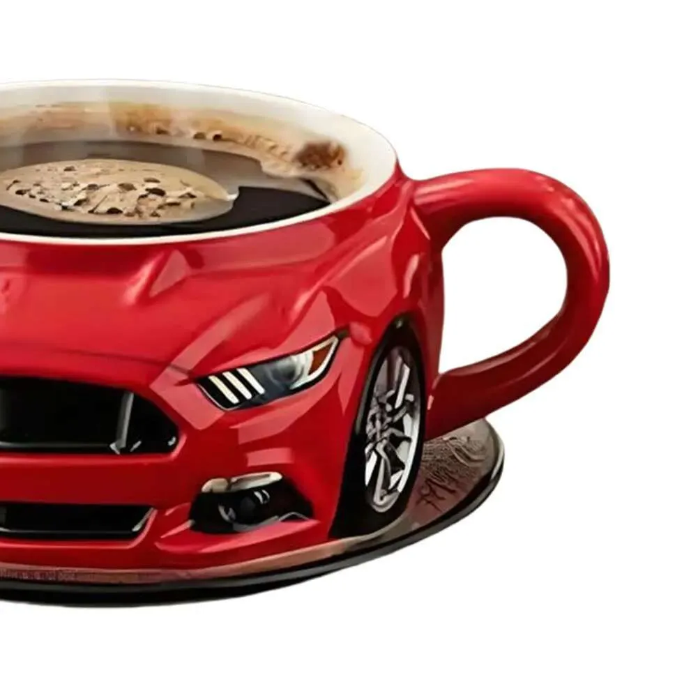 Durable Car Shaped Mug Creative Funny Novelty Drinkware Gifts For Men Handcrafted Coffee Cup For Home Office