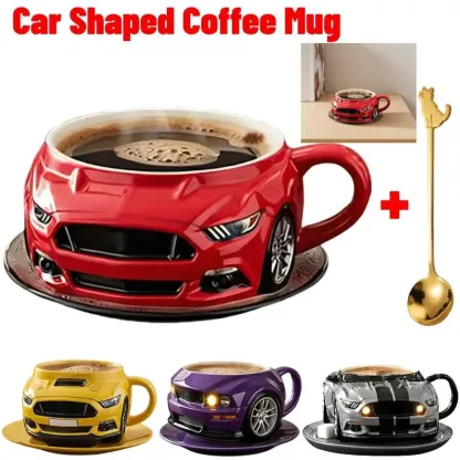 Durable Car Shaped Mug Creative Funny Novelty Drinkware Gifts For Men Handcrafted Coffee Cup For Home Office