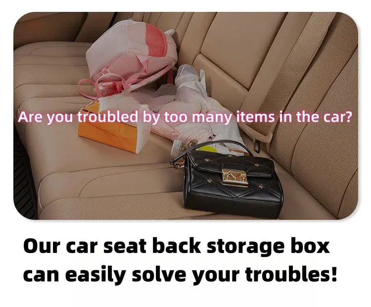 Multifunctional Car Seat Back Storage Box-0102