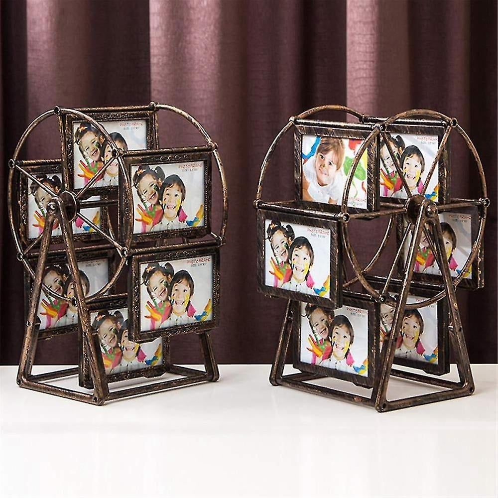 🎡 Retro Vintage Rotating Ferris Wheel Picture Frame
