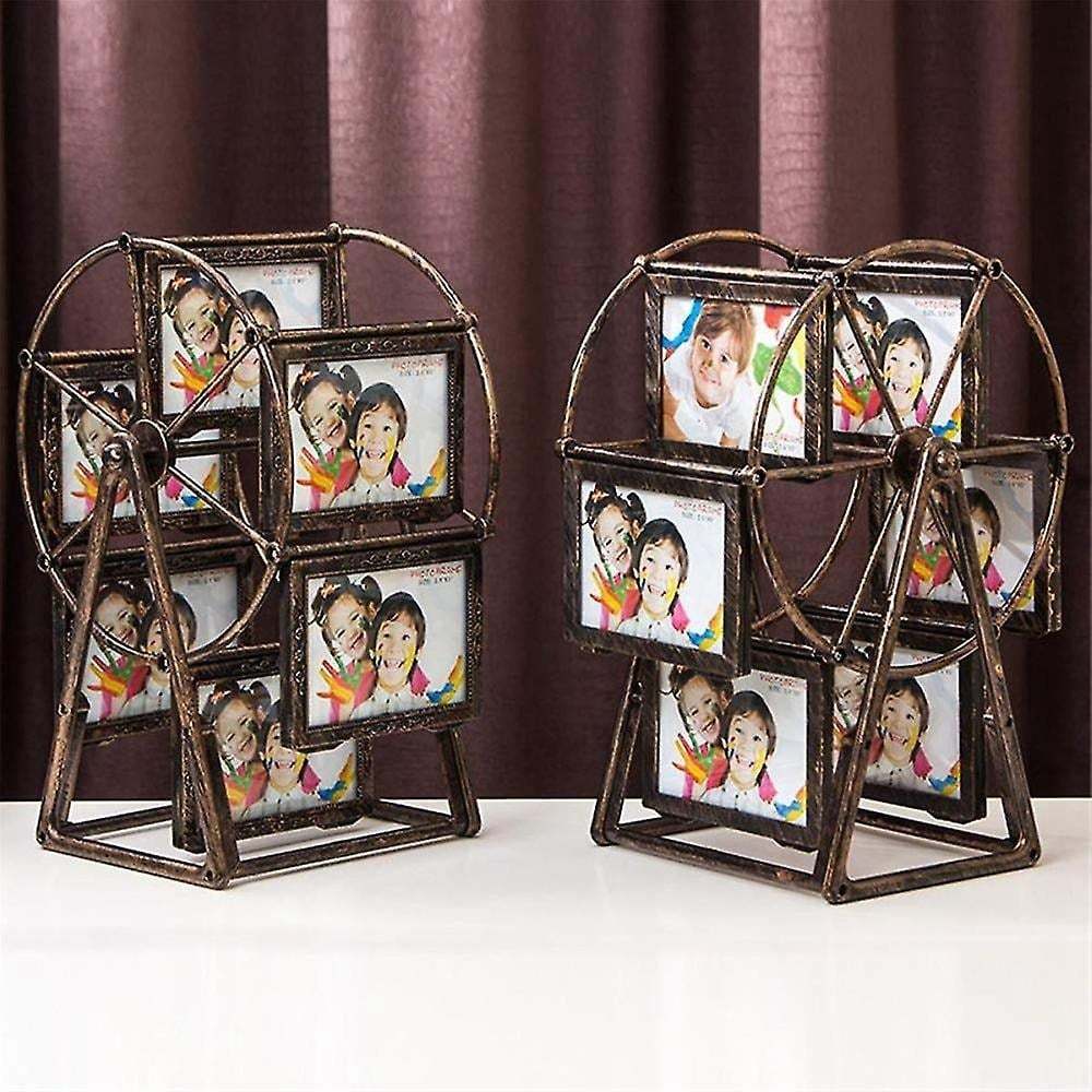 🎡 Retro Vintage Rotating Ferris Wheel Picture Frame