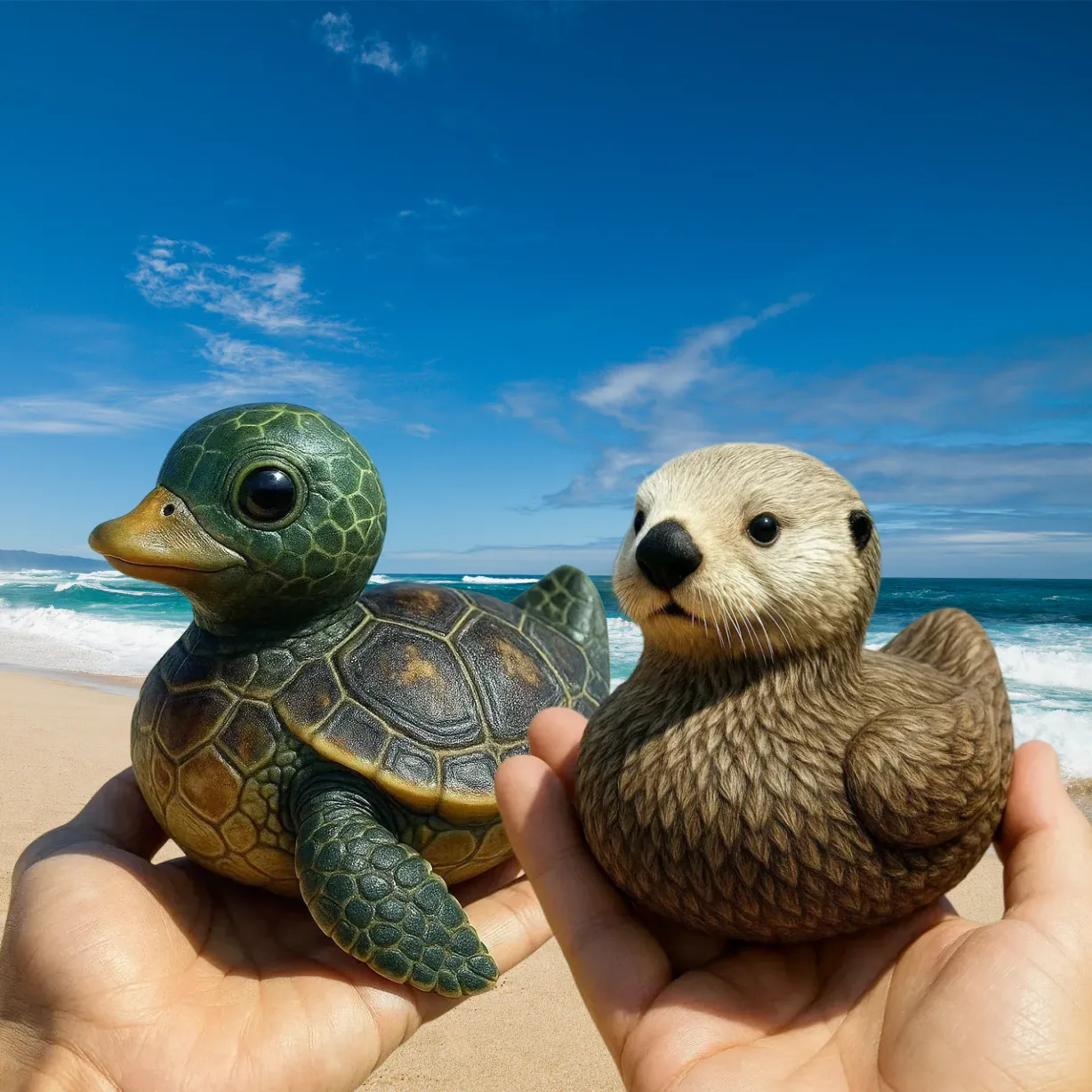 🐬Marine life-Duck ornaments🐬