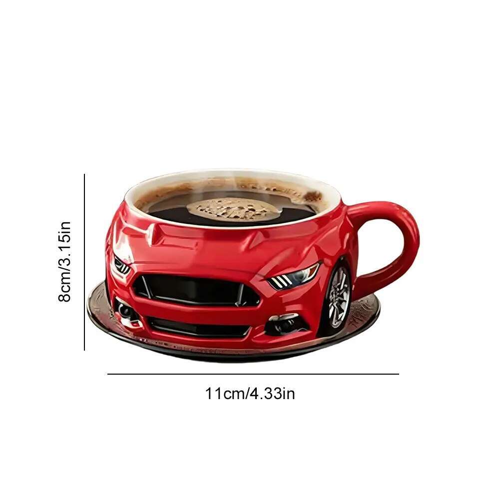 Durable Car Shaped Mug Creative Funny Novelty Drinkware Gifts For Men Handcrafted Coffee Cup For Home Office