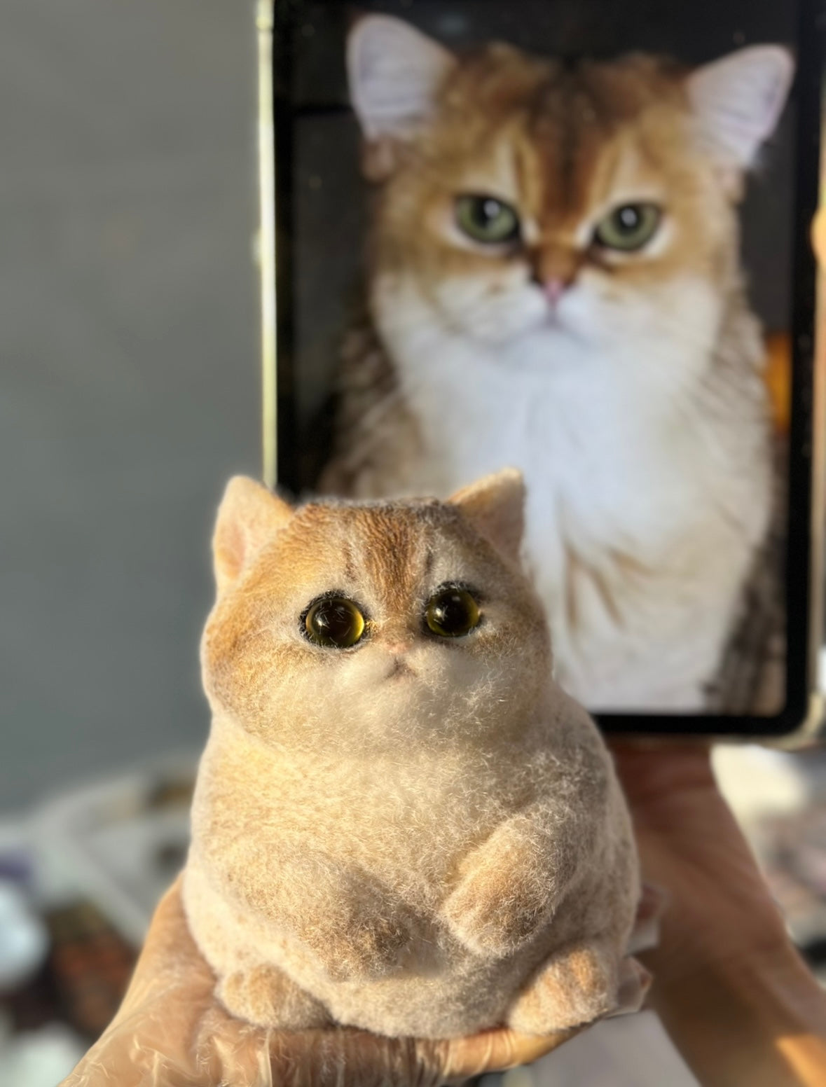 A002: Customized Chubby Big Size Silicone Cat -
