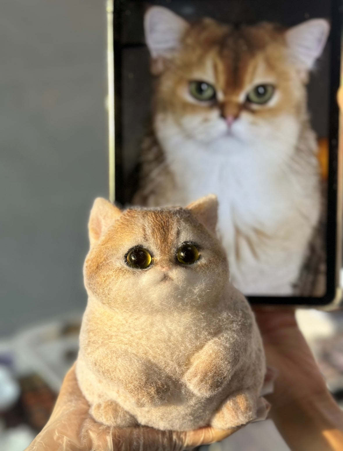 A002: Customized Chubby Big Size Silicone Cat -