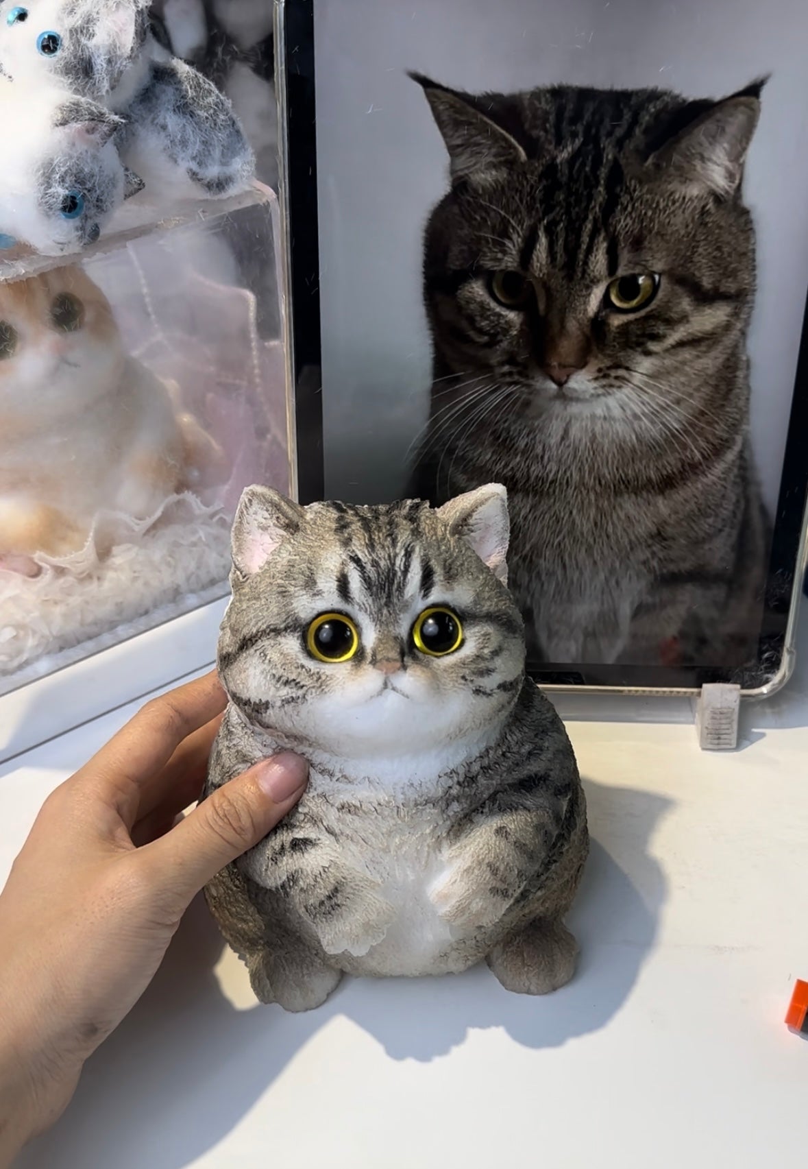 A002: Customized Chubby Big Size Silicone Cat -
