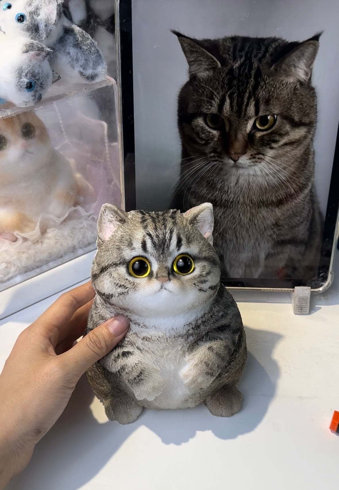 A002: Customized Chubby Big Size Silicone Cat -