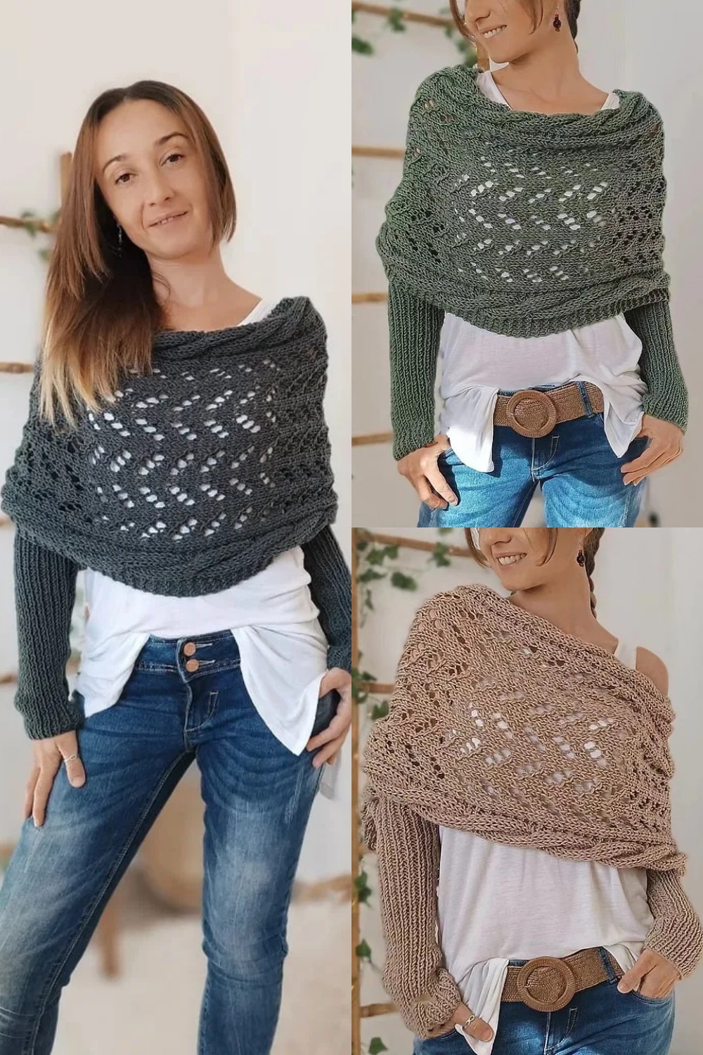 🔥Knitted Wrap, Shrugs For Women