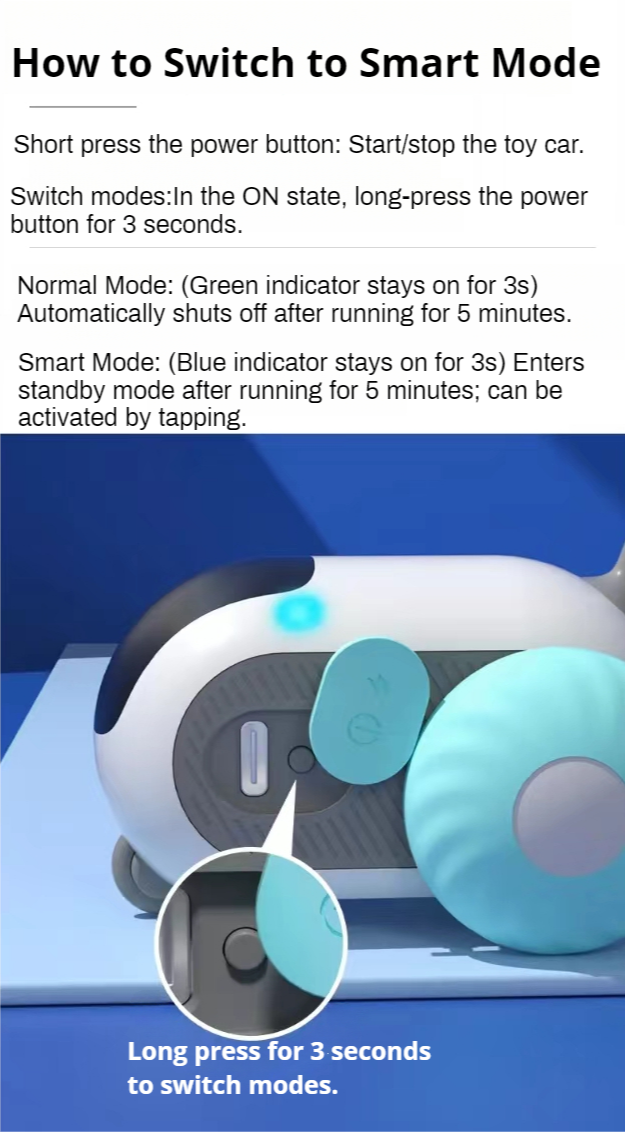 Pet Gravity Toy Car