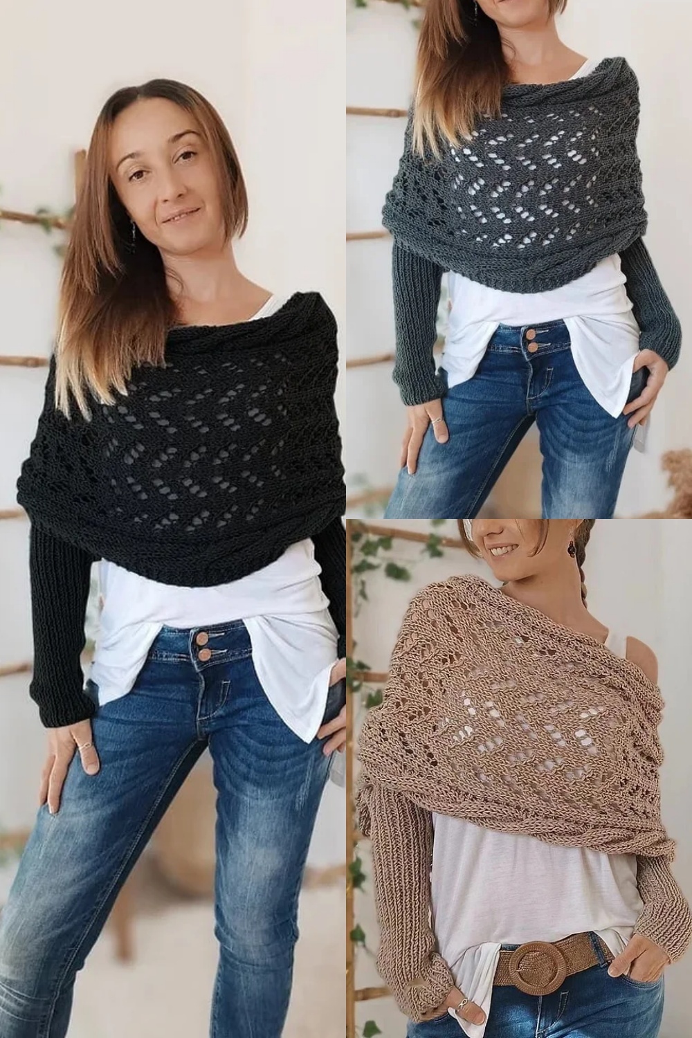 🔥Knitted Wrap, Shrugs For Women