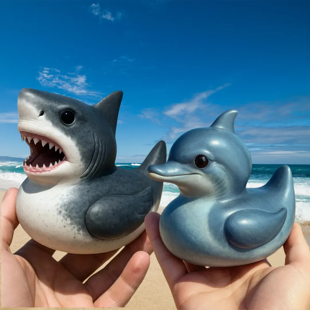 🐬Marine life-Duck ornaments🐬