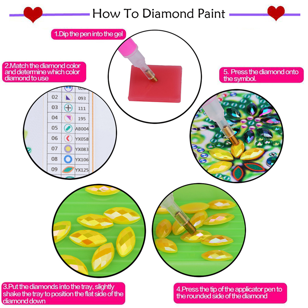 5D Desktop Christmas Tree DIY Diamond Art Desktop Acrylic Kits