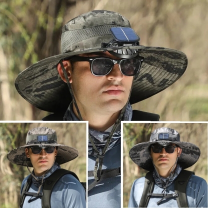 🔥Last 4 hours Sale: Save 49%⚡2025 New Ultralight Solar Fan Sun Hat – Lighter Than a Baseball!⚾No need to charge!