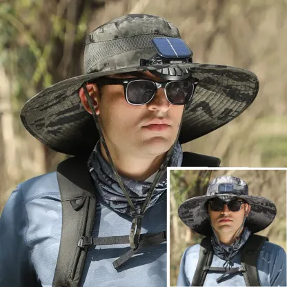 🔥Last 4 hours Sale: Save 49%⚡2025 New Ultralight Solar Fan Sun Hat – Lighter Than a Baseball!⚾No need to charge!