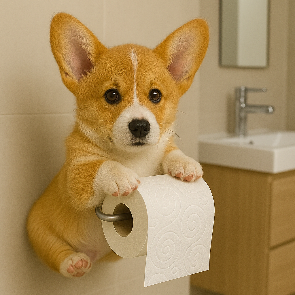 Puppy Tissue Holder