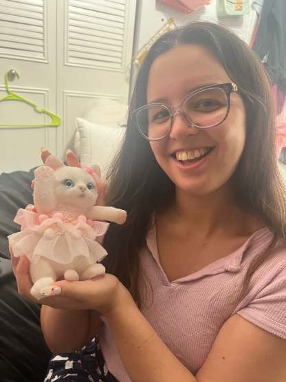 A001: Customized Lovely Slim Cat Silicone Squishy Kitty——