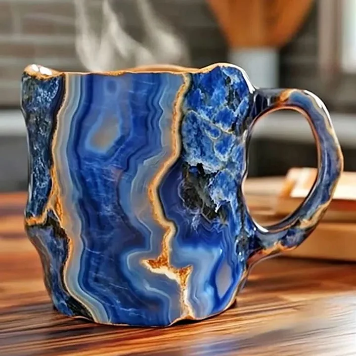 (🌲Early Christmas Sale - 49% OFF) ✨️2024 New Mineral Crystal Coffee Mugs
