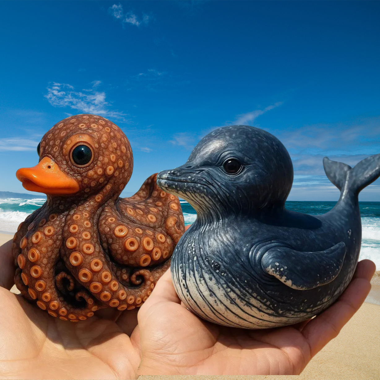 🐬Marine life-Duck ornaments🐬