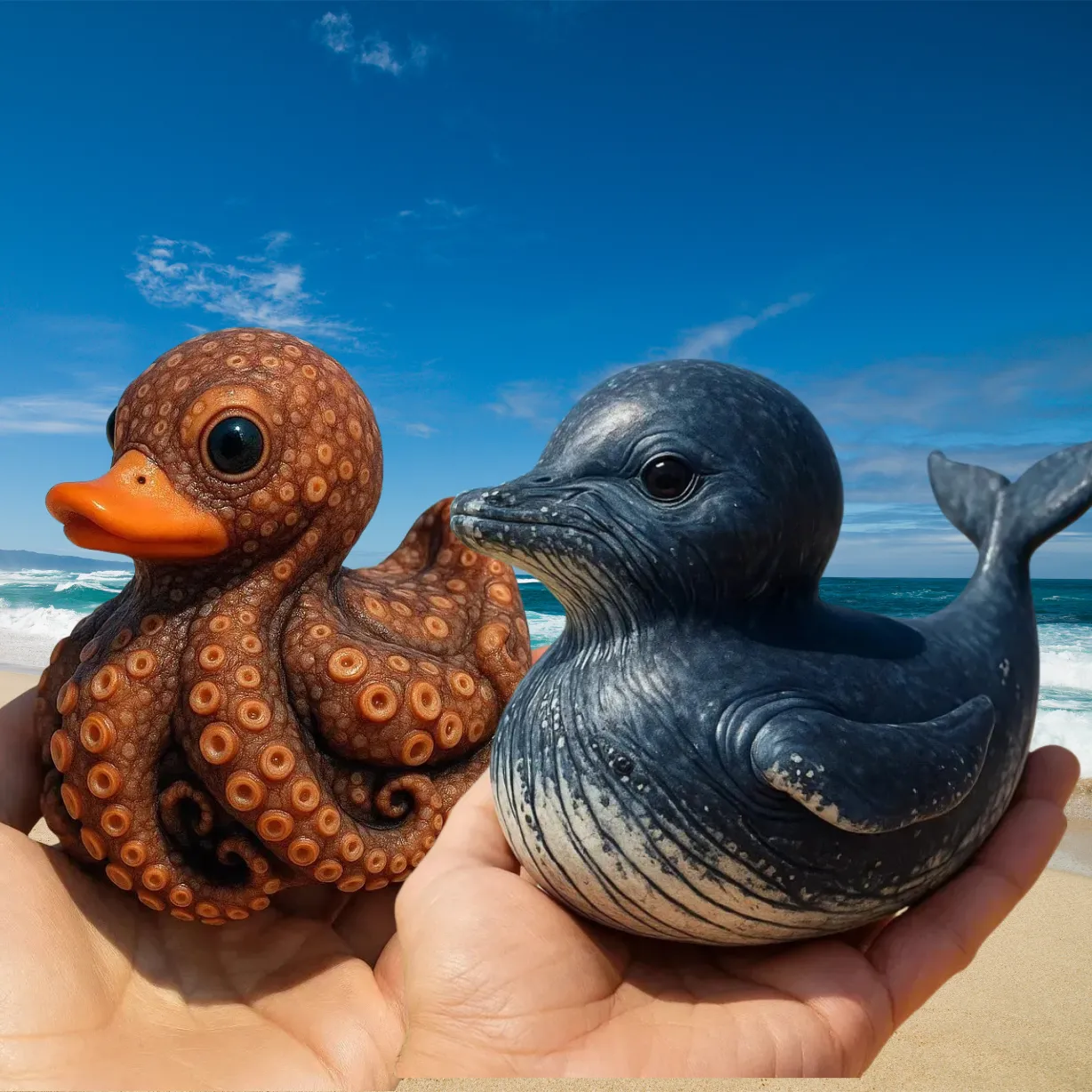 🐬Marine life-Duck ornaments🐬