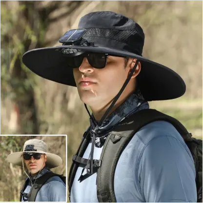 🔥Last 4 hours Sale: Save 49%⚡2025 New Ultralight Solar Fan Sun Hat – Lighter Than a Baseball!⚾No need to charge!