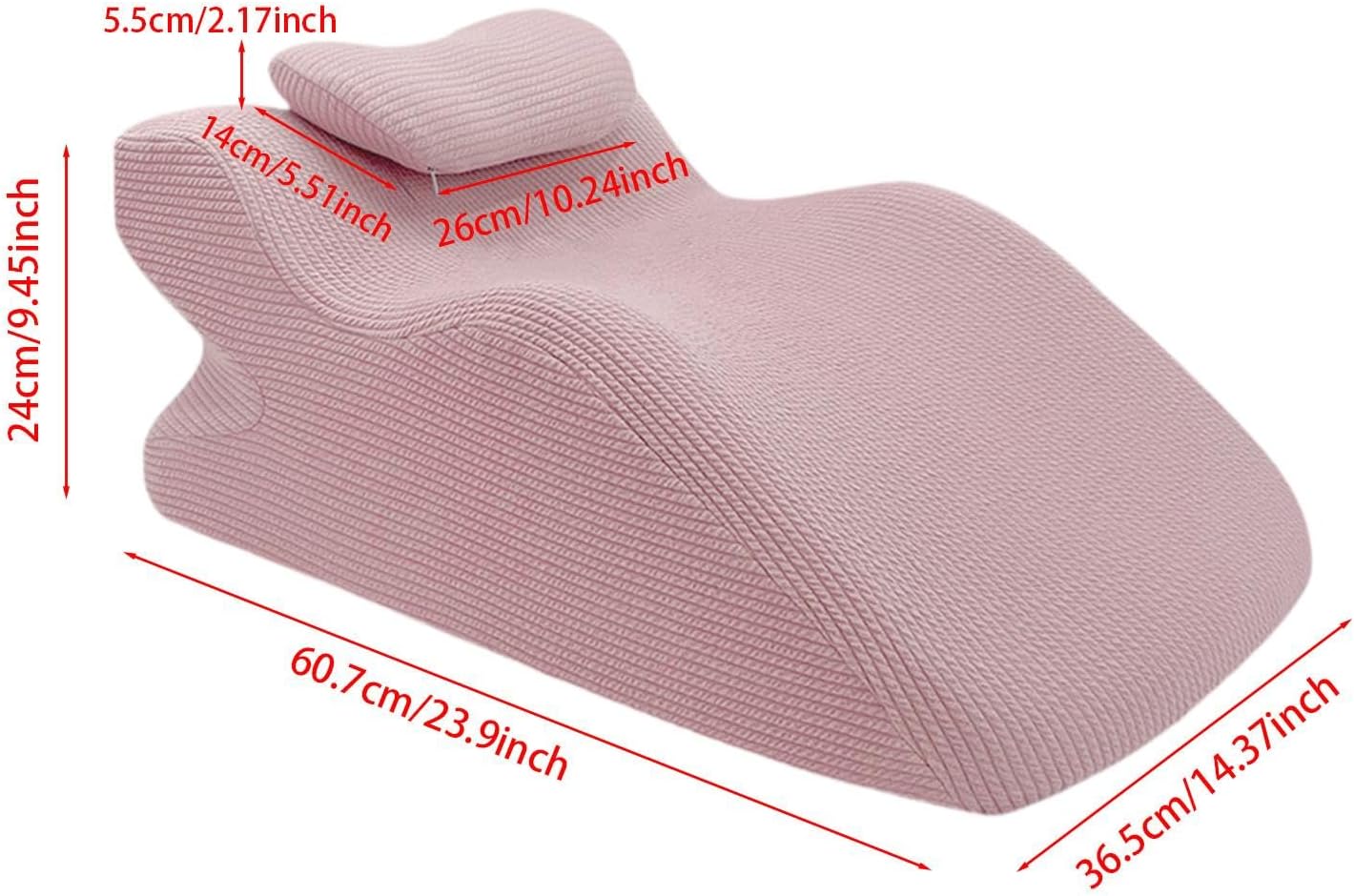 Y-Shaped Reading Pillow with Arm Rests & Memory Foam Support