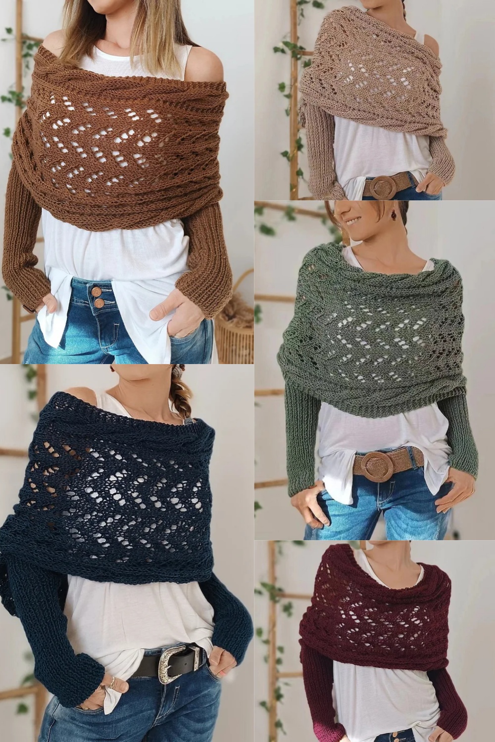 🔥Knitted Wrap, Shrugs For Women