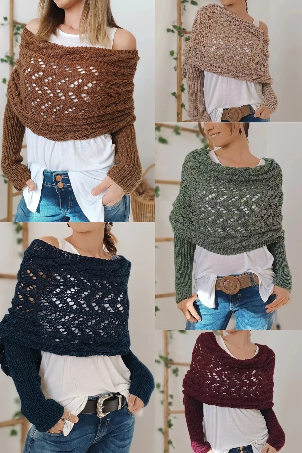 🔥Knitted Wrap, Shrugs For Women