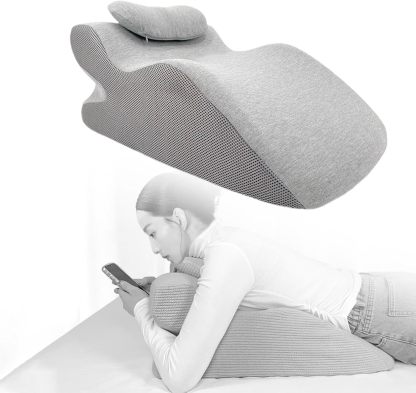Y-Shaped Reading Pillow with Arm Rests & Memory Foam Support
