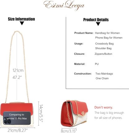 Glitter Shoulder Purses for Women with Golden Chain Women's Evening Handbags