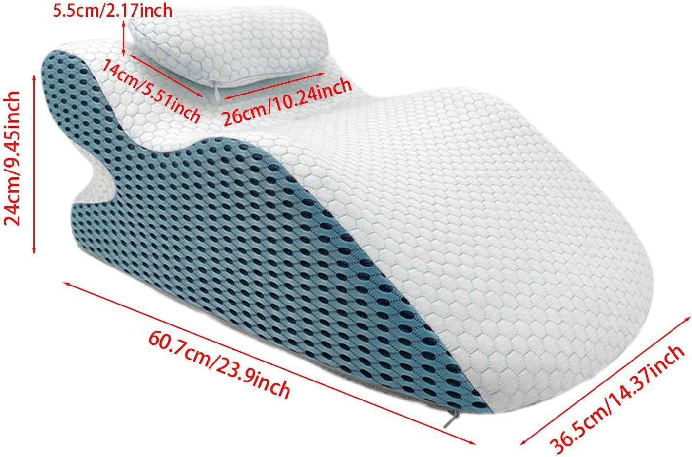 Y-Shaped Reading Pillow with Arm Rests & Memory Foam Support