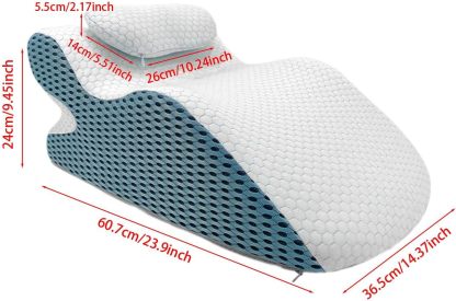 Y-Shaped Reading Pillow with Arm Rests & Memory Foam Support