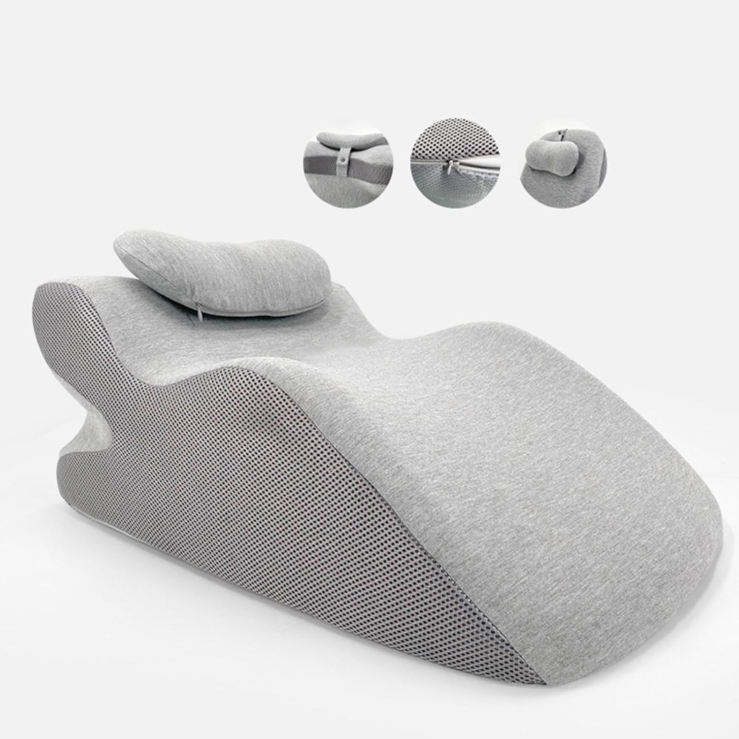 Y-Shaped Reading Pillow with Arm Rests & Memory Foam Support
