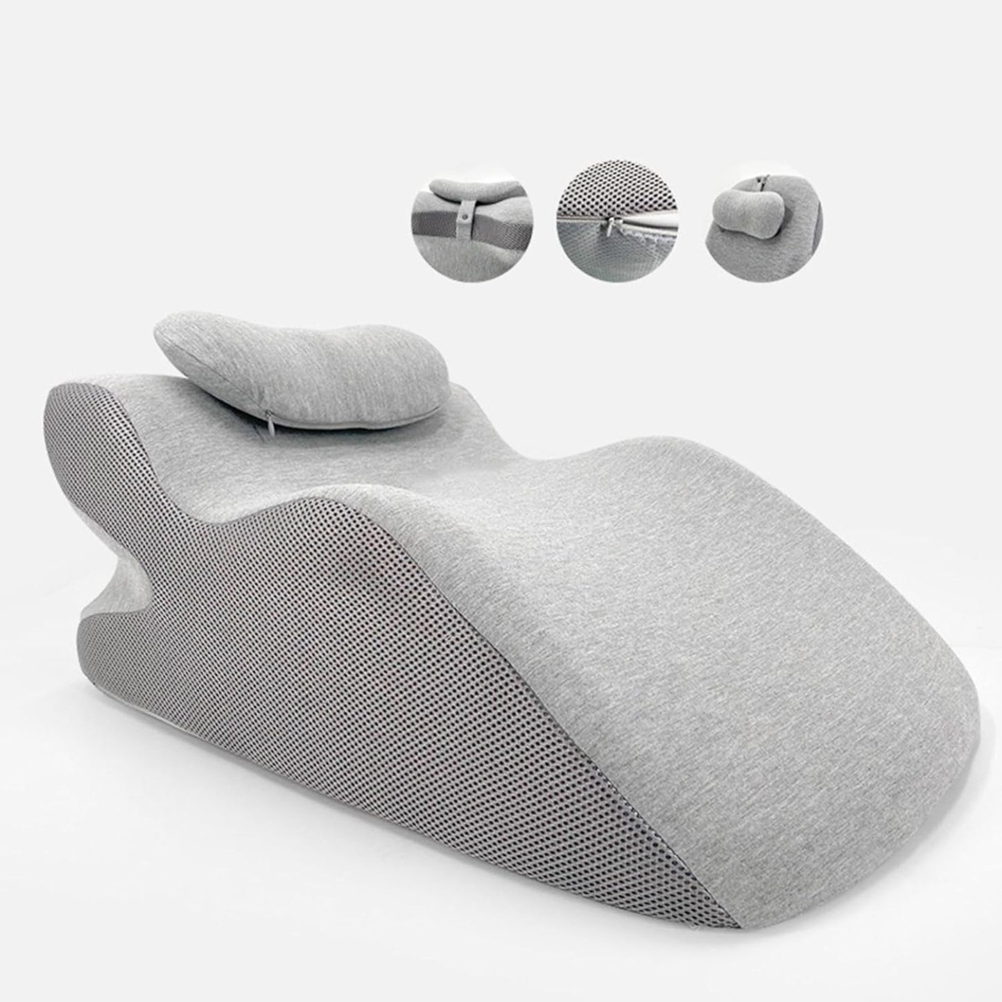 Y-Shaped Reading Pillow with Arm Rests & Memory Foam Support