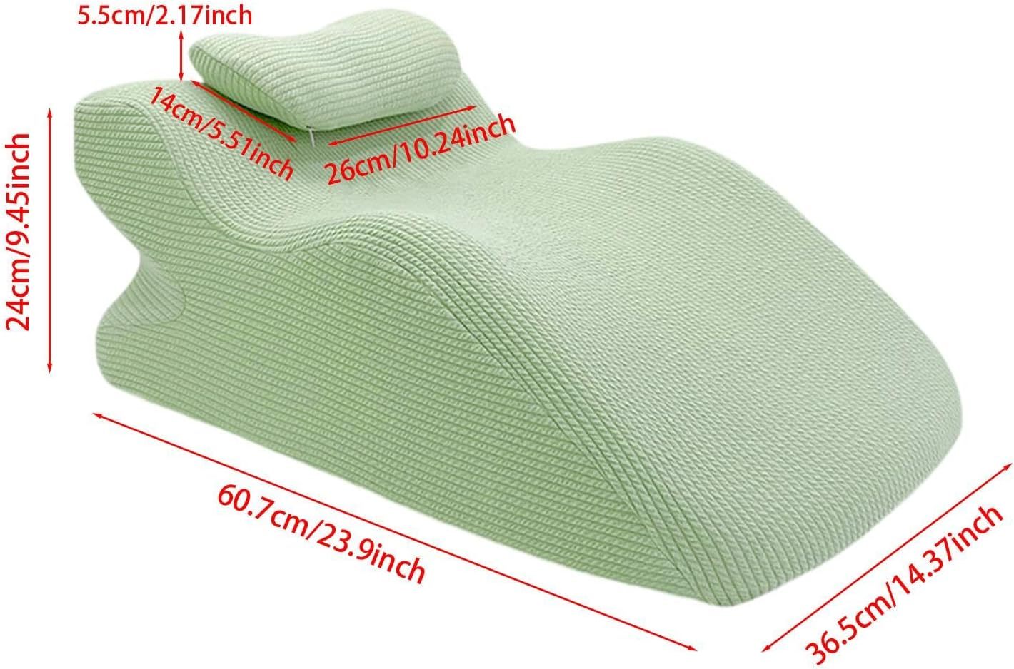 Y-Shaped Reading Pillow with Arm Rests & Memory Foam Support