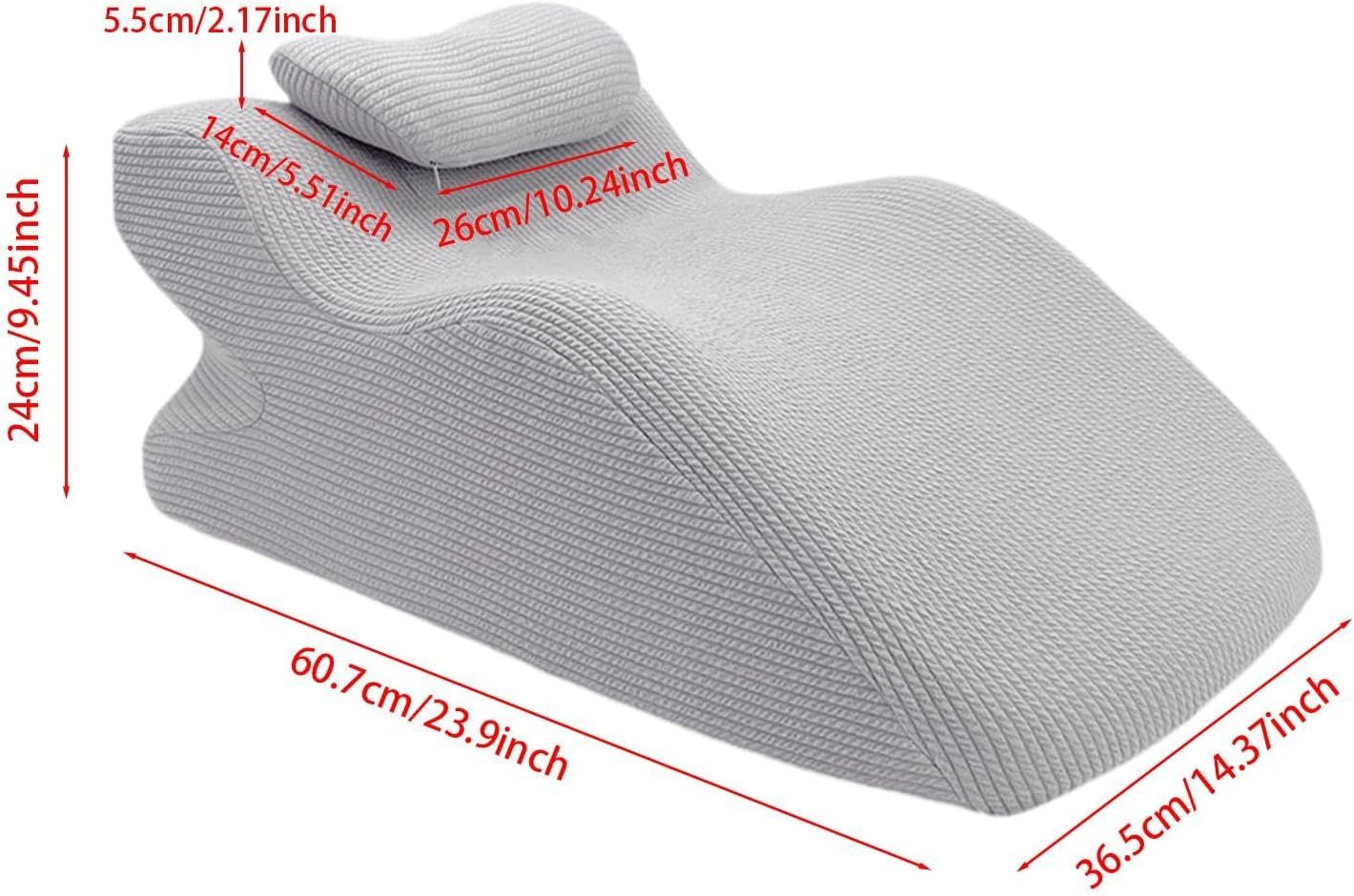 Y-Shaped Reading Pillow with Arm Rests & Memory Foam Support