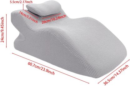 Y-Shaped Reading Pillow with Arm Rests & Memory Foam Support