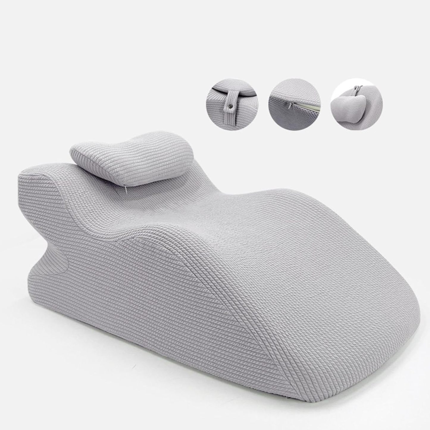 Y-Shaped Reading Pillow with Arm Rests & Memory Foam Support