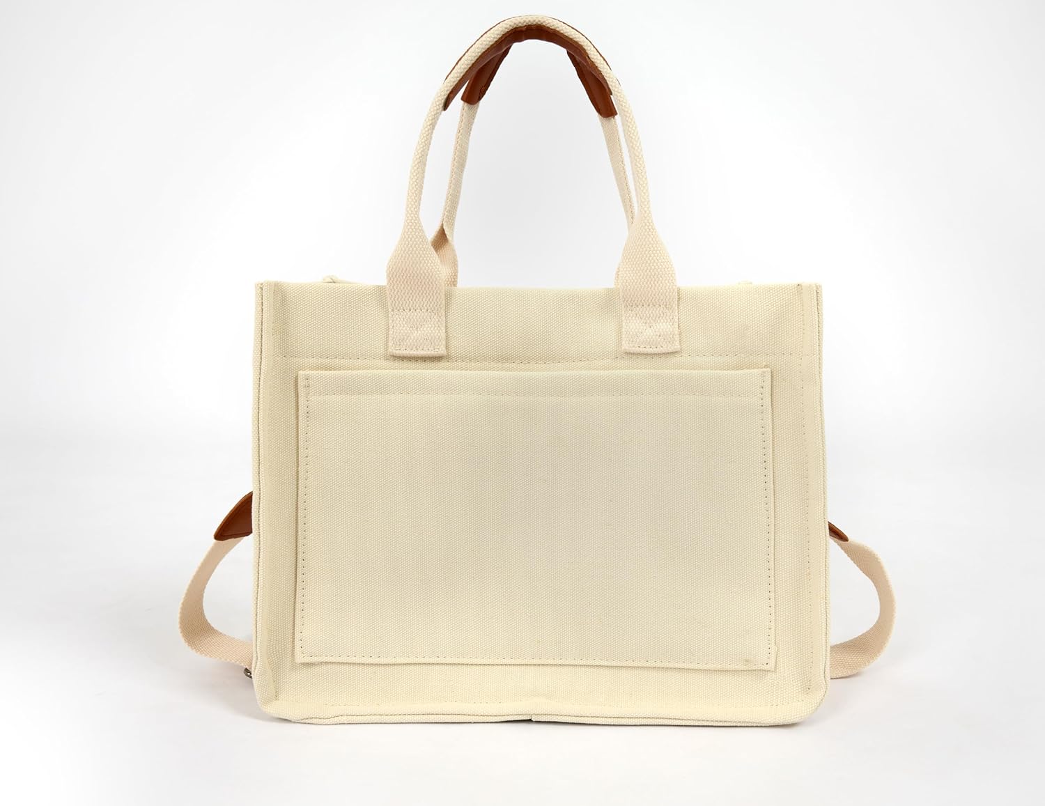 JoJogoo Canvas Tote Bag for Women,Laptop tote bag,Crossbody tote,Purses, Everything Everyday Bag,Work bags for women