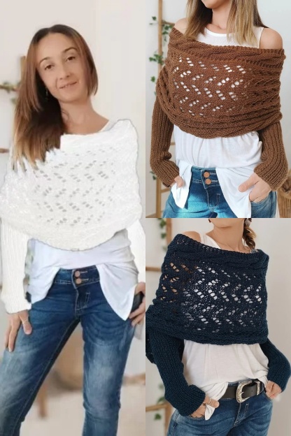 🔥Knitted Wrap, Shrugs For Women