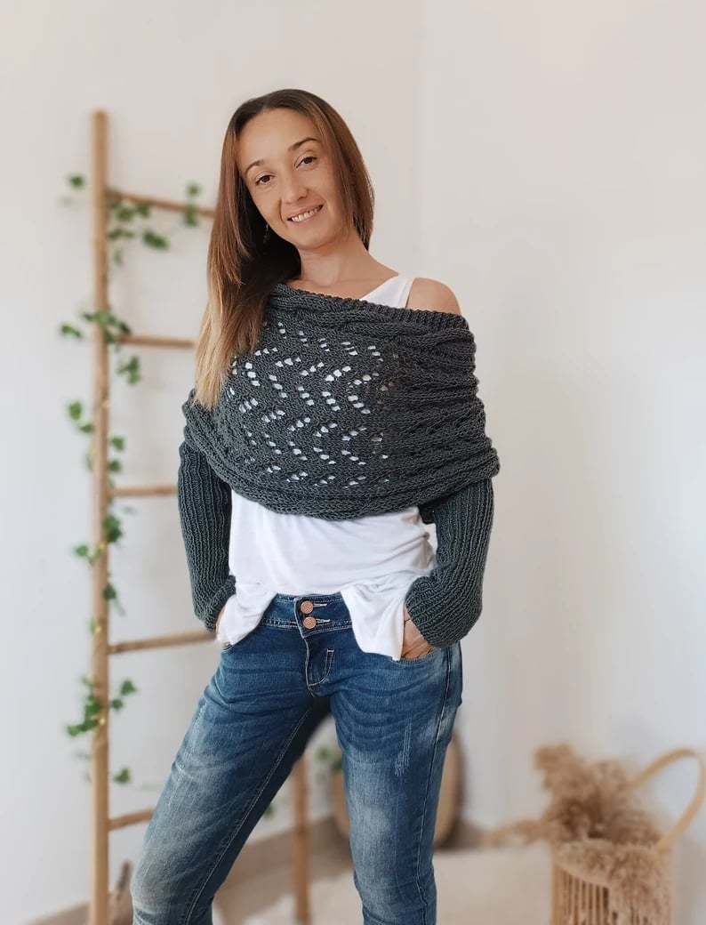 🔥Knitted Wrap, Shrugs For Women
