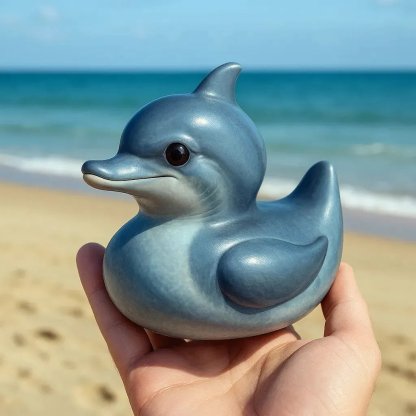 🐬Marine life-Duck ornaments🐬