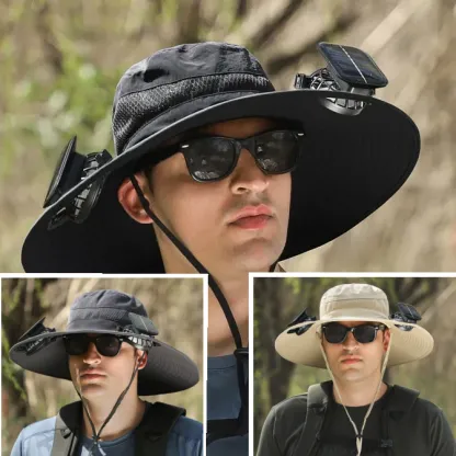 🔥Last 4 hours Sale: Save 49%⚡2025 New Ultralight Solar Fan Sun Hat – Lighter Than a Baseball!⚾No need to charge!