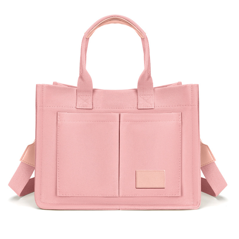 JoJogoo Canvas Tote Bag for Women,Laptop tote bag,Crossbody tote,Purses, Everything Everyday Bag,Work bags for women