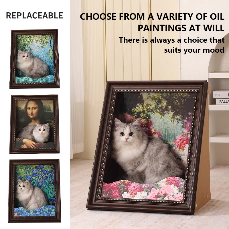 Mona Lisa Cat Bed
