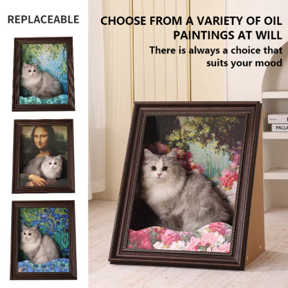 Mona Lisa Cat Bed