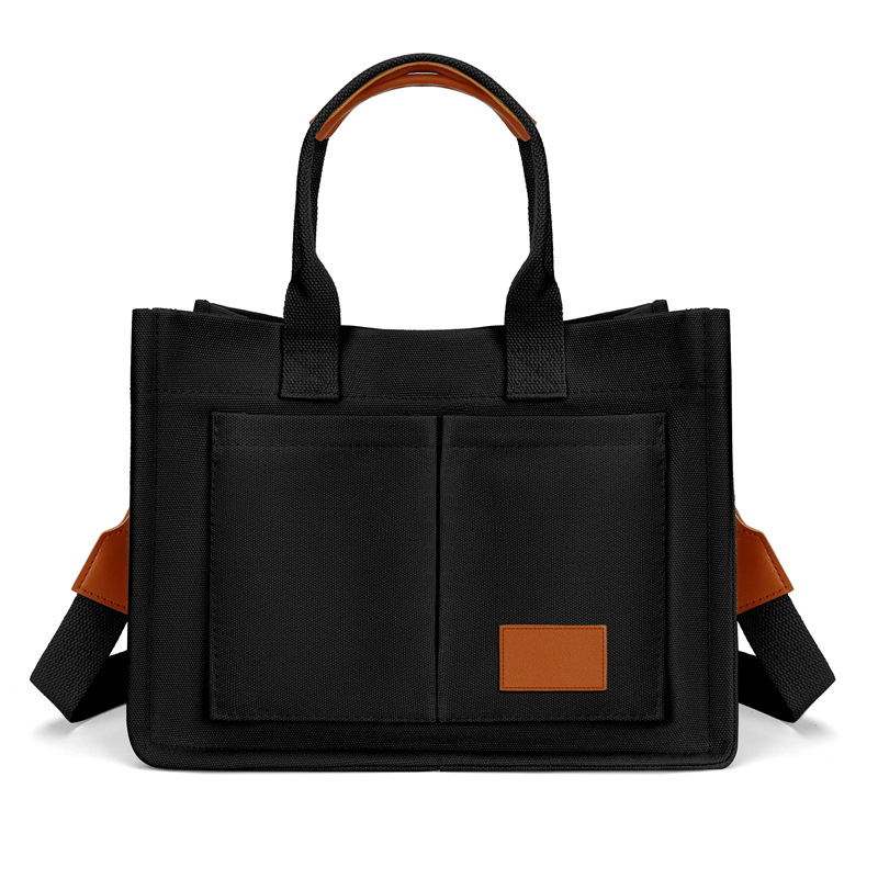 JoJogoo Canvas Tote Bag for Women,Laptop tote bag,Crossbody tote,Purses, Everything Everyday Bag,Work bags for women
