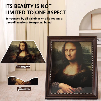 Mona Lisa Cat Bed